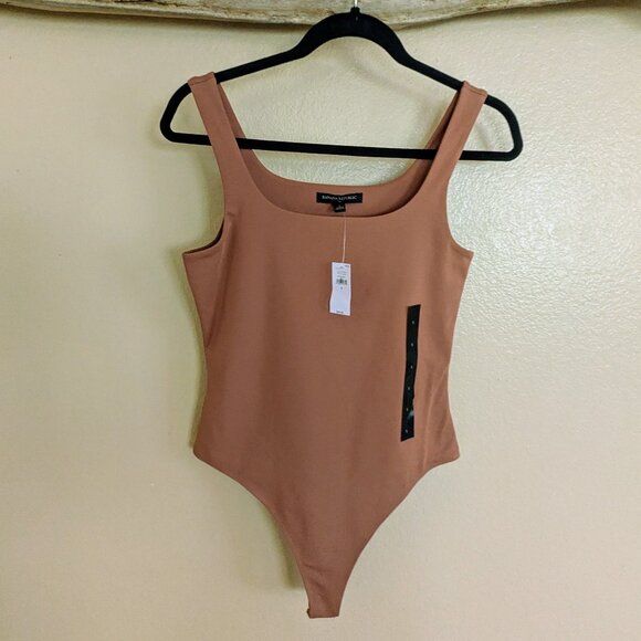 Banana Republic Factory Tops - Banana Republic Factory Scoop-Neck Thong Bodysuit